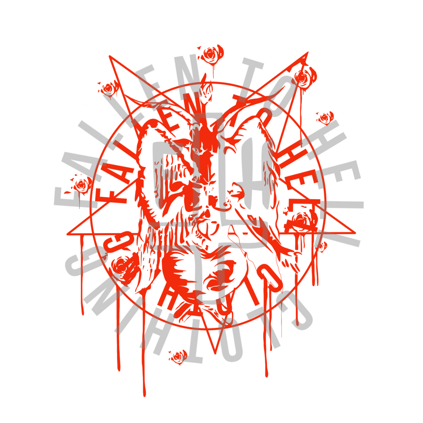 Baphomet Tee Red