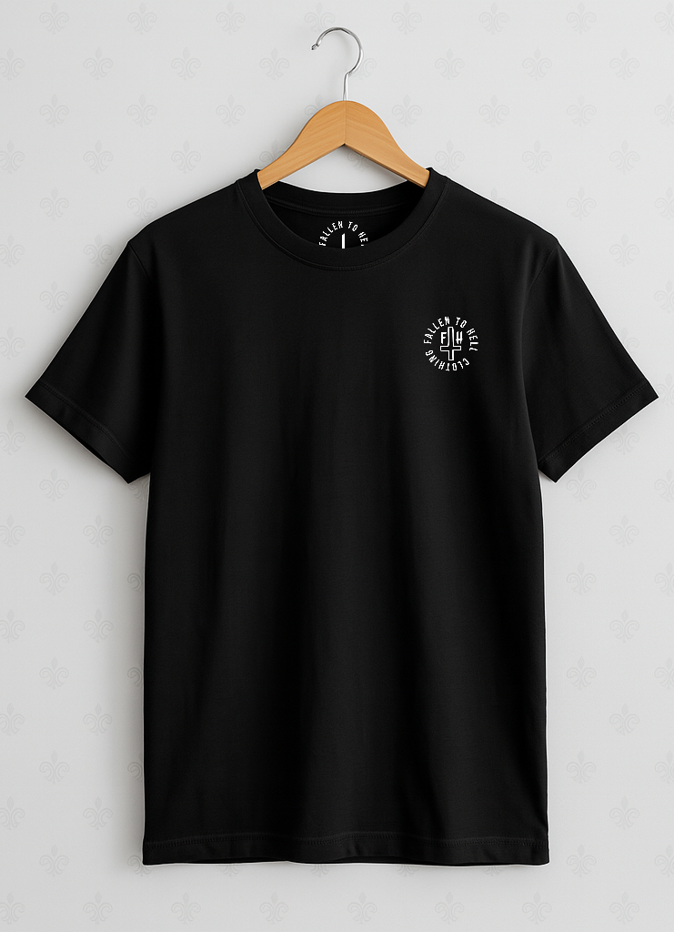 Black Metal-core Graphic T-shirt - Unisex Short Sleeve Tee with White Print