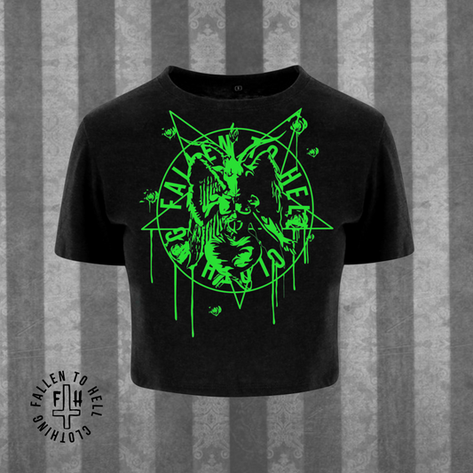 Cropped Baphomet Tee
