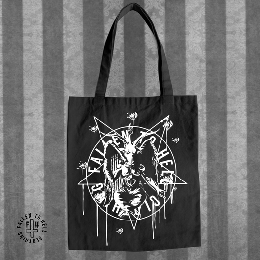 Baphomet Tote Bag - White